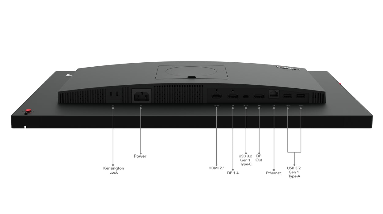 Lenovo ThinkVision T24mv-30 Monitor, 60.5 cm (23.8"), 1920 x 1080 pixels, Full HD, LED, 6 ms, Black