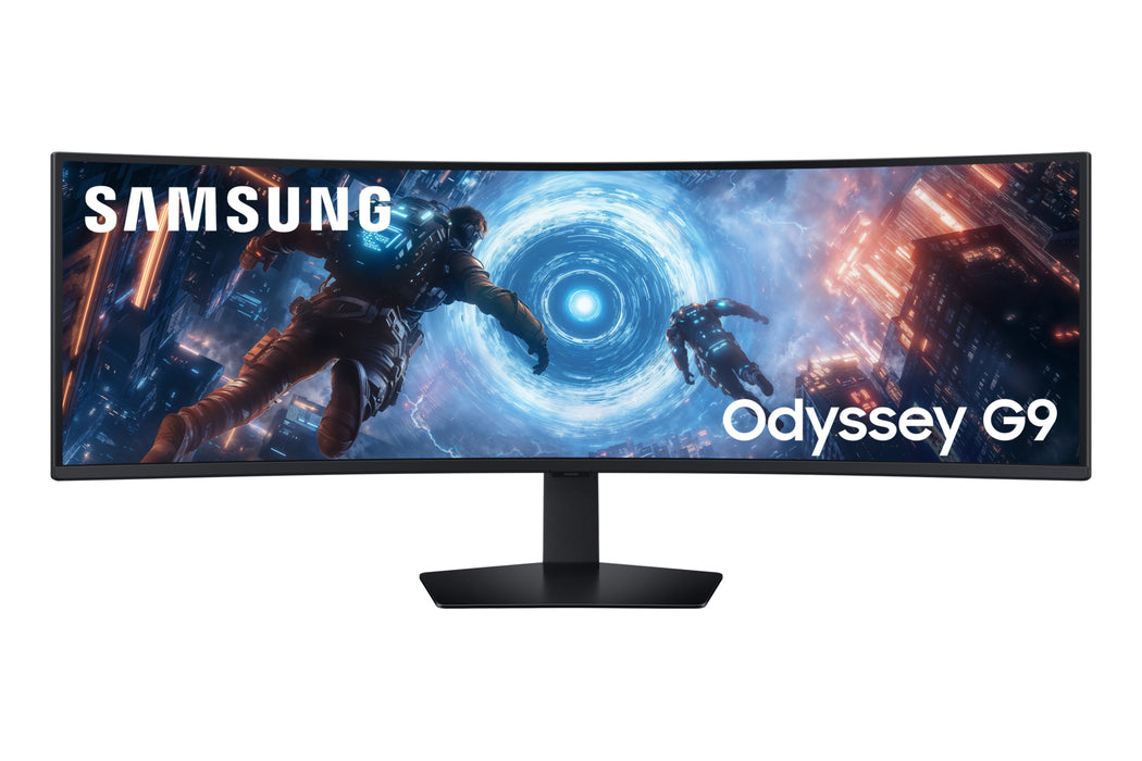 Samsung 49" Odyssey G91F 144Hz Gaming Monitor, 124.5 cm (49"), 5120 x 1440 pixels, Dual QHD, LCD, 1 ms, Black