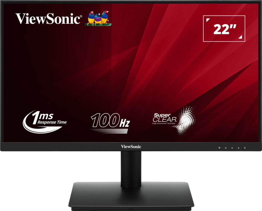 Viewsonic VA220-H, 55.9 cm (22"), 1920 x 1080 pixels, Full HD, LED, 1 ms, Black