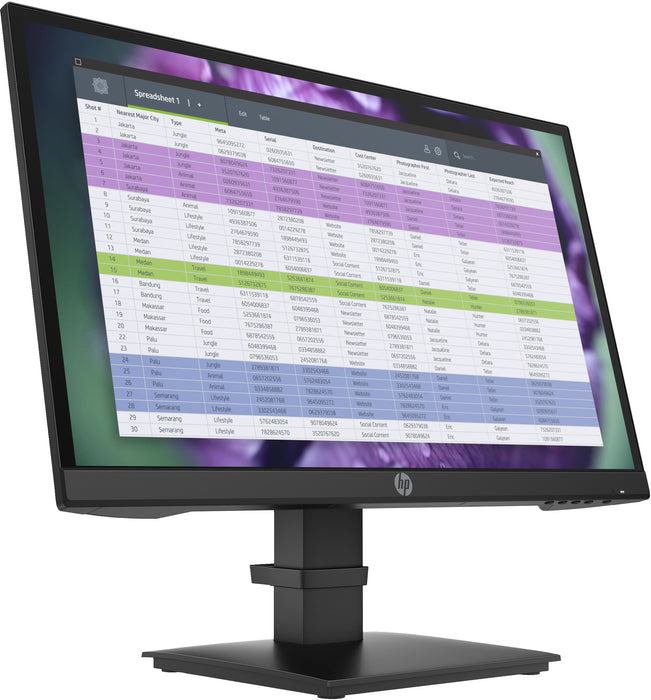 HP P22 G4 22 FHD Monitor, 54.6 cm (21.5"), 1920 x 1080 pixels, Full HD, 5 ms, Black