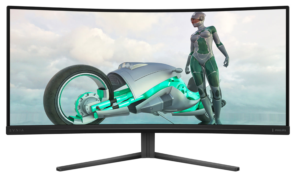Philips Evnia 34M2C3500L/00, 86.4 cm (34"), 3440 x 1440 pixels, Wide Quad HD, LCD, 1 ms, Black