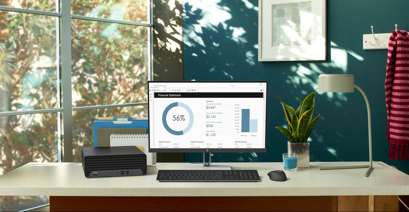 HP EliteDesk 805 G6, 3.7 GHz, AMD Ryzen™ 5 PRO, 4650G, 16 GB, 512 GB, Windows 10 Pro
