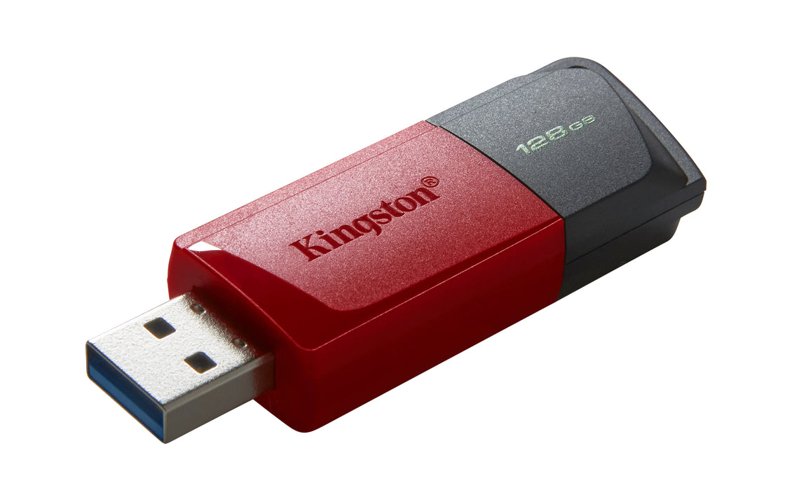 Kingston Technology DataTraveler 128GB USB3.2 Gen1 Exodia M (Black + Red), 128 GB, USB Type-A, 3.2 Gen 1 (3.1 Gen 1), Slide, 10 g, Black, Red