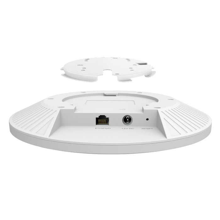 TP-Link Omada AX5400 Ceiling Mount WiFi 6 Access Point, 2.4 GHz, 5 GHz, 5400 Mbit/s, SNMP, SNMPv2, SNMPv3, WPA-Enterprise, WPA-Personal, WPA2-Enterprise, WPA2-Personal, WPA3-Enterprise, 10,100,1000,2500 Mbit/s