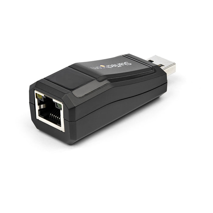 StarTech.com USB 3.0 to Gigabit Ethernet NIC Network Adapter – 10/100/1000 Mbps, Wired, USB, Ethernet, 1000 Mbit/s, Black