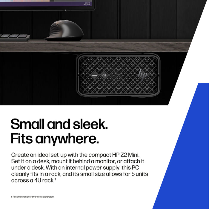 HP Z2 Mini G1a, 3.6 GHz, AMD Ryzen AI Max PRO, PRO 385, 64 GB, 1 TB, Windows 11 Pro