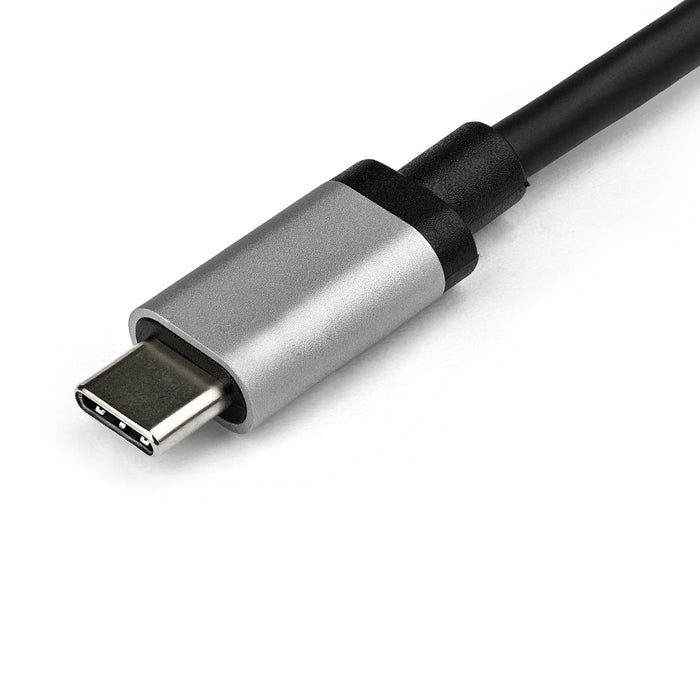 StarTech.com 2.5GbE USB C to Ethernet Adapter NBASE-T NIC - USB 3.0 Type C 2.5/1 Gigabit/100 Mbps Multi Speed Network/ USB 3.1 Laptop to RJ45/LAN Thunderbolt 3 Compatible/MacBook Pro Surface, Wired, USB Type-C, Ethernet, 5000 Mbit/s, Black, Grey