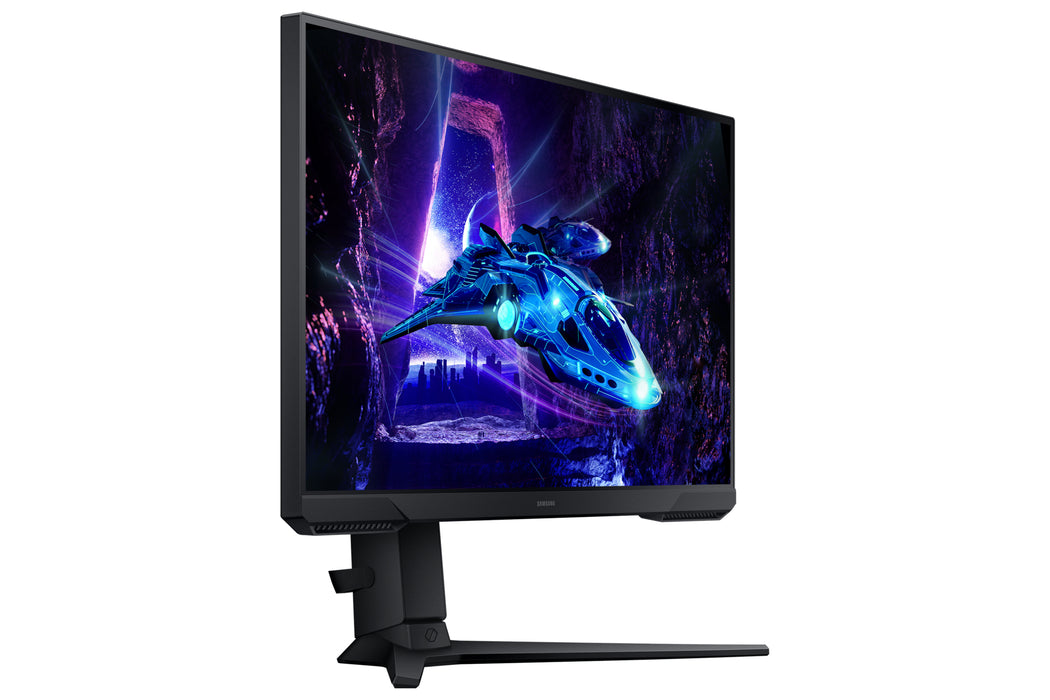 Samsung 24" Odyssey G30D, FHD, 180Hz Gaming Monitor, 61 cm (24"), 1920 x 1080 pixels, Full HD, LED, 1 ms, Black