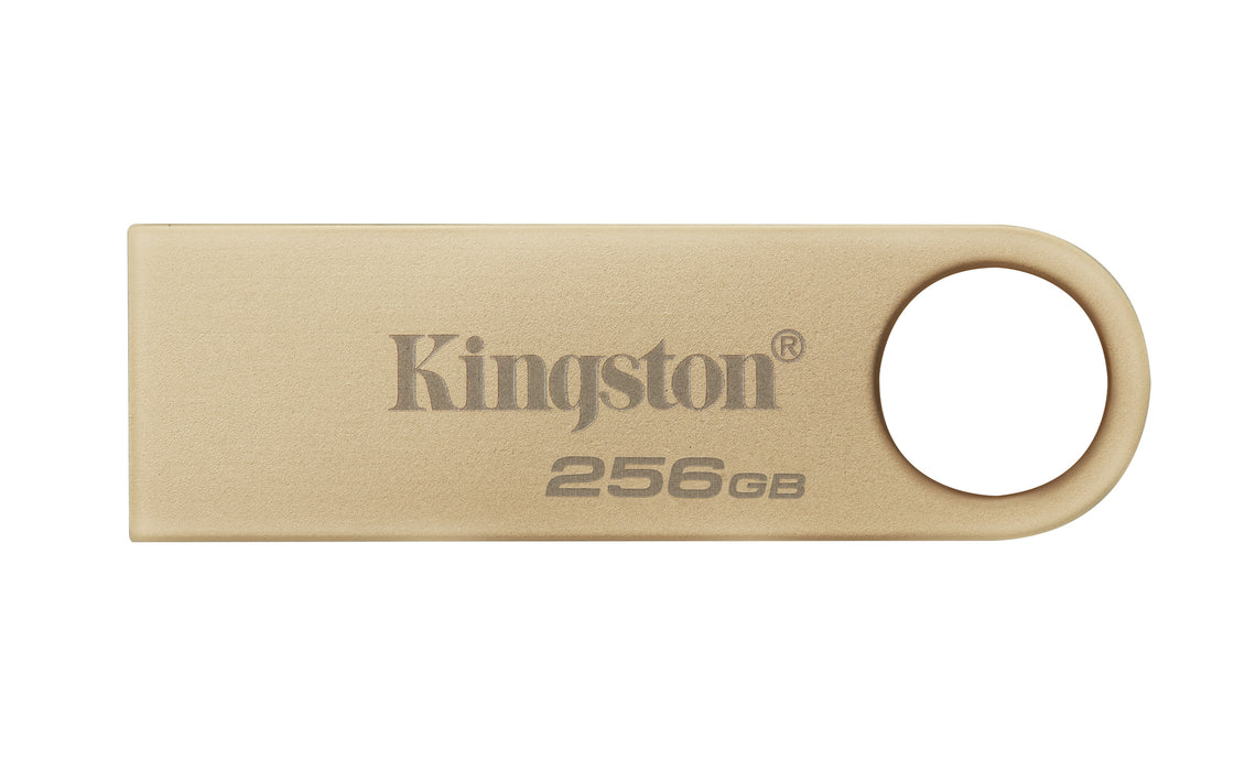Kingston Technology DataTraveler 256GB 220MB/s Metal USB 3.2 Gen 1 SE9 G3, 256 GB, USB Type-A, 3.2 Gen 1 (3.1 Gen 1), 220 MB/s, Capless, Gold