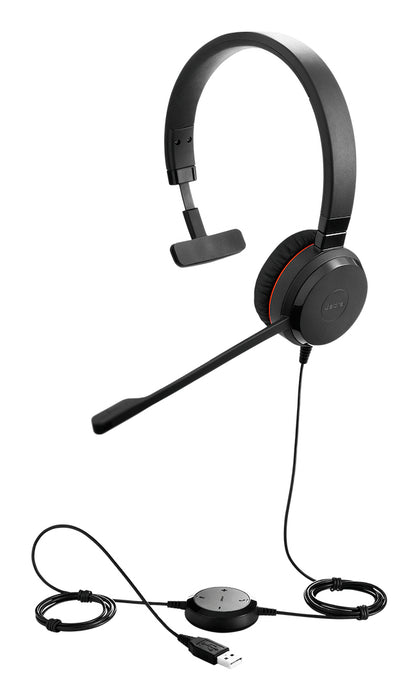 Jabra Evolve 30 II, Wired, 20 - 20000 Hz, Office/Call center, 93.2 g, Headset, Black