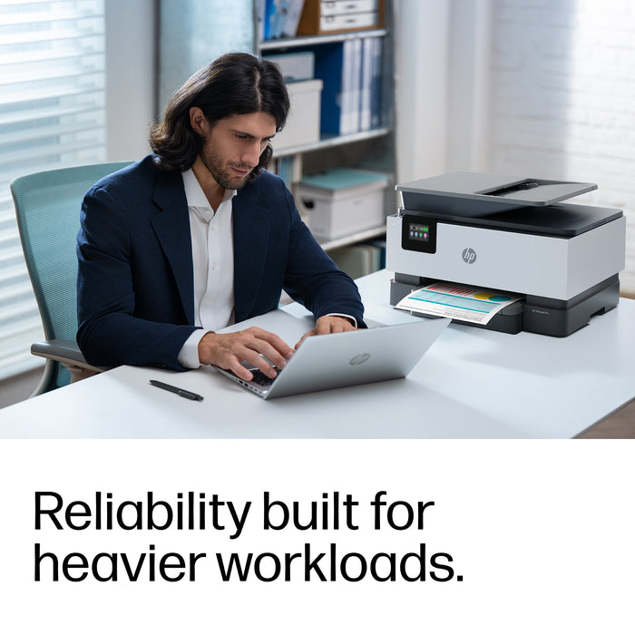 HP OfficeJet Pro 9125 Wireless Color Printer, Thermal inkjet, Colour printing, 4800 x 1200 DPI, Colour copying, A4, Direct printing