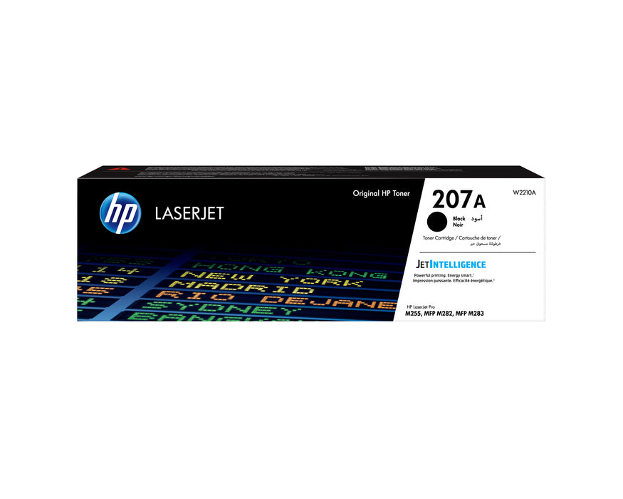 HP 207A Black Original LaserJet Toner Cartridge, 1350 pages, Black, 1 pc(s)
