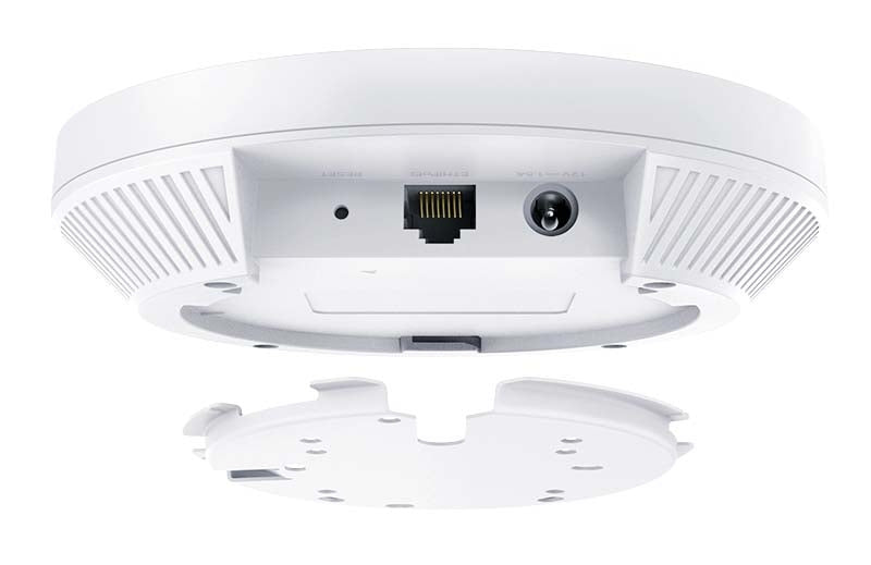 TP-Link Omada AX1800 Wireless Dual Band Ceiling Mount Access Point, 2.4 GHz, 5 GHz, 1775 Mbit/s, WPA, WPA-Enterprise, WPA2, WPA2-Enterprise, WPA3, WPA3-Enterprise, 10,100,1000 Mbit/s