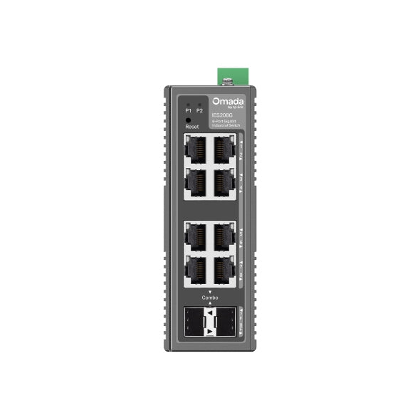 TP-Link Omada IES208G, Managed, Gigabit Ethernet (10/100/1000), Wall mountable