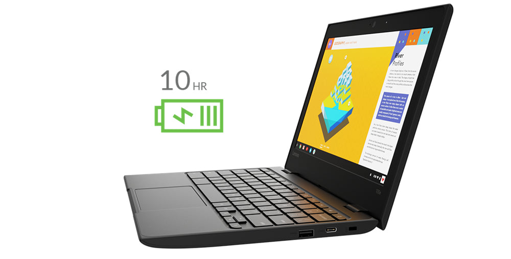 Lenovo 100e Chromebook 2nd Gen AST, AMD A4, 1.6 GHz, 29.5 cm (11.6"), 1366 x 768 pixels, 4 GB, 32 GB