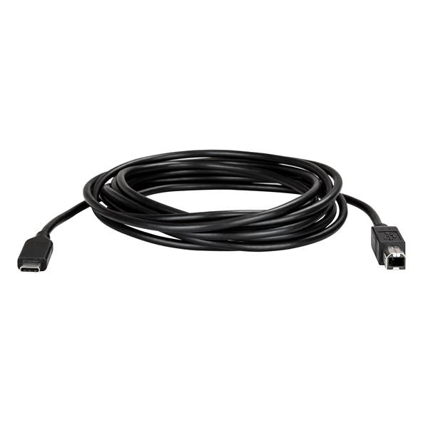StarTech.com 10ft (3m) USB-B to USB-C Cable, Data Cord, USB 2.0, USB-C Data Transfer Cable, 3 m, USB C, USB B, USB 2.0, Male/Male, Black