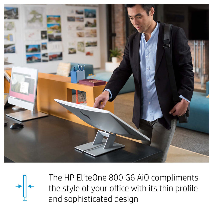 HP EliteOne 800 G6, 60.5 cm (23.8"), Full HD, Intel® Core™ i5, 8 GB, 256 GB, Windows 11 Pro