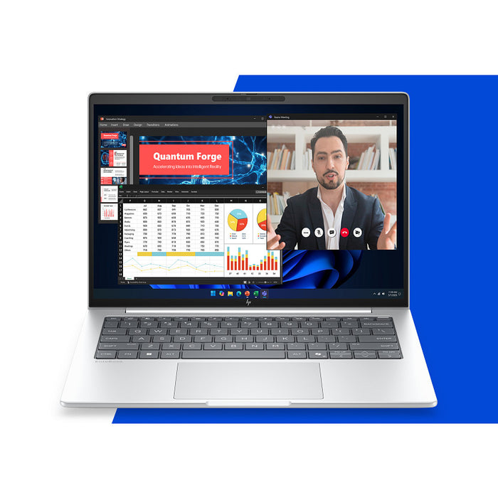 HP EliteBook 8 G2i 14 inch Notebook Next Gen AI PC Wolf Pro Security Edition, Intel Core Ultra 5, 35.6 cm (14"), 1920 x 1200 pixels, 32 GB, 512 GB, Windows 11 Pro