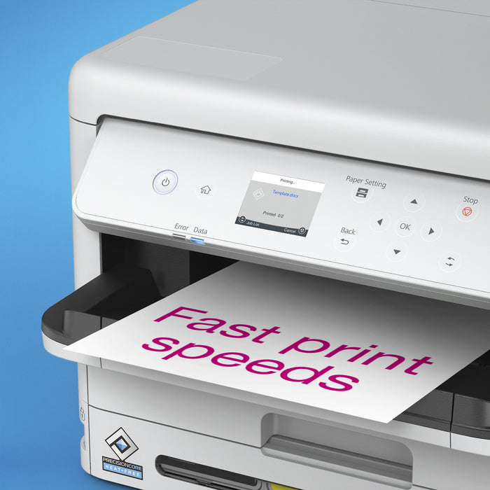 Epson WF-C5390DW, Colour, 4800 x 1200 DPI, 4, A4, 75000 pages per month, 34 ppm
