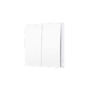 TP-Link Tapo Smart Light Switch 2-Gang 1-Way, Tilt, White, 91.5 mm, 100.5 mm, 55.5 mm, 200 g