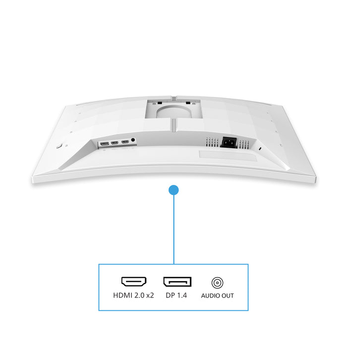 Philips Evnia 5000 27M2C5501/00, 68.6 cm (27"), 2560 x 1440 pixels, Quad HD, LCD, 1 ms, White