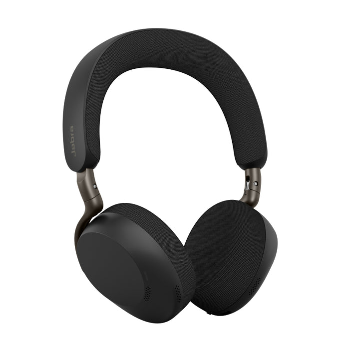 Jabra Evolve3 75 - MS Link390a (Wireless Charging Pad) - Black, Wired & Wireless, 20 - 20000 Hz, 180 g, Headset, Black