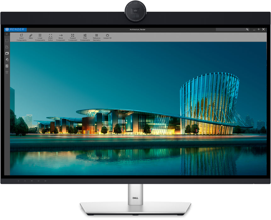DELL UltraSharp U3224KBA, 80 cm (31.5"), 6144 x 3456 pixels, 6K Ultra HD, LCD, 8 ms, Black, Silver