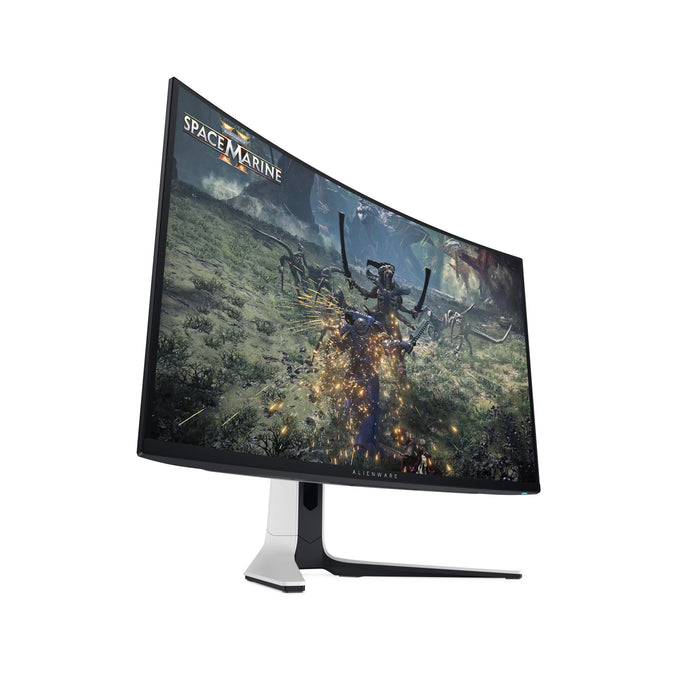Alienware AW3225QF, 81.3 cm (32"), 3840 x 2160 pixels, 4K Ultra HD, QD-OLED, 0.03 ms, Black, White