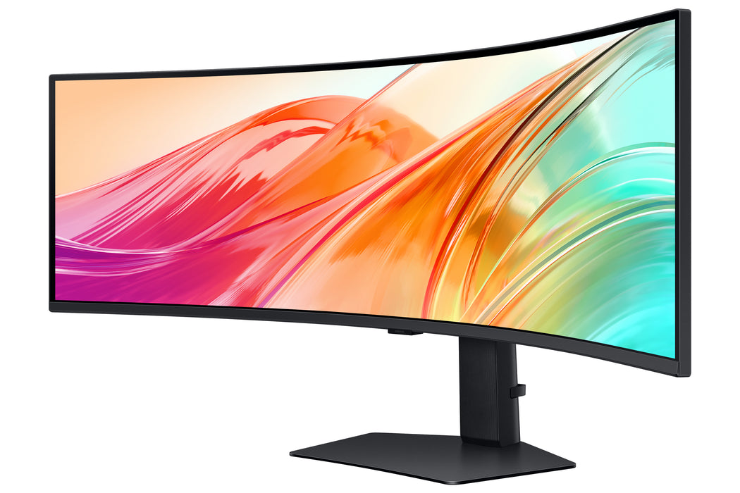 Samsung S95UC, 124.5 cm (49"), 5120 x 1440 pixels, Dual QHD, LCD, 5 ms, Black