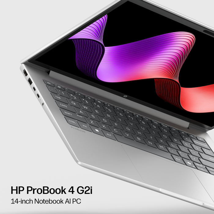 HP ProBook 4 G2i 14 AI PC, Intel Core 7, 1.5 GHz, 35.6 cm (14"), 1920 x 1200 pixels, 16 GB, 512 GB