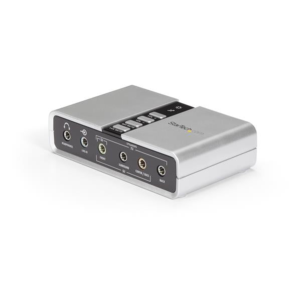 StarTech.com 7.1 USB Audio Adapter External Sound Card with SPDIF Digital Audio, 7.1 channels, 16 bit, USB