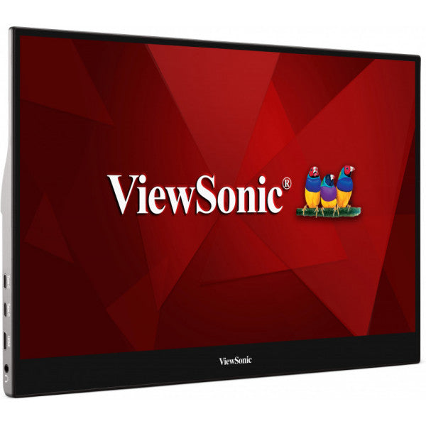 Viewsonic TD1655, 39.6 cm (15.6"), 1920 x 1080 pixels, Full HD, LED, 6.5 ms, Black, Silver