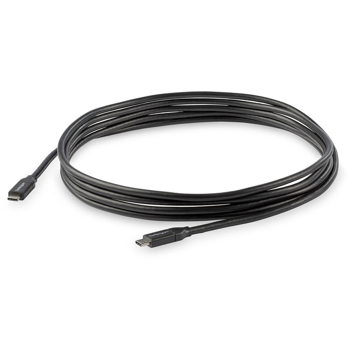 StarTech.com 10ft (3m) USB-C Fast Charging Cable, Charge & Sync, 100W (5A) PD, USB 2.0, USB-IF Certified - USB C Charging Cord, 3 m, USB C, USB C, USB 2.0, 0.48 Gbit/s, Black