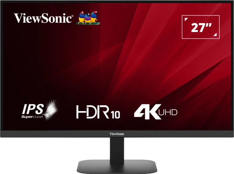Viewsonic VA VA2708-4K-HD, 68.6 cm (27"), 3840 x 2160 pixels, 4K Ultra HD, LED, 4 ms, Black