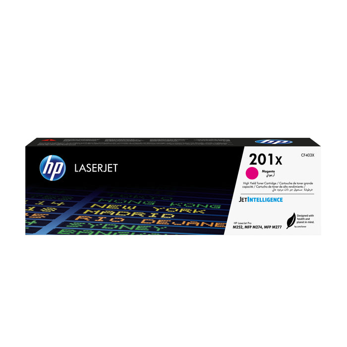 HP 201X High Yield Magenta Original LaserJet Toner Cartridge, 2300 pages, Magenta, 1 pc(s)