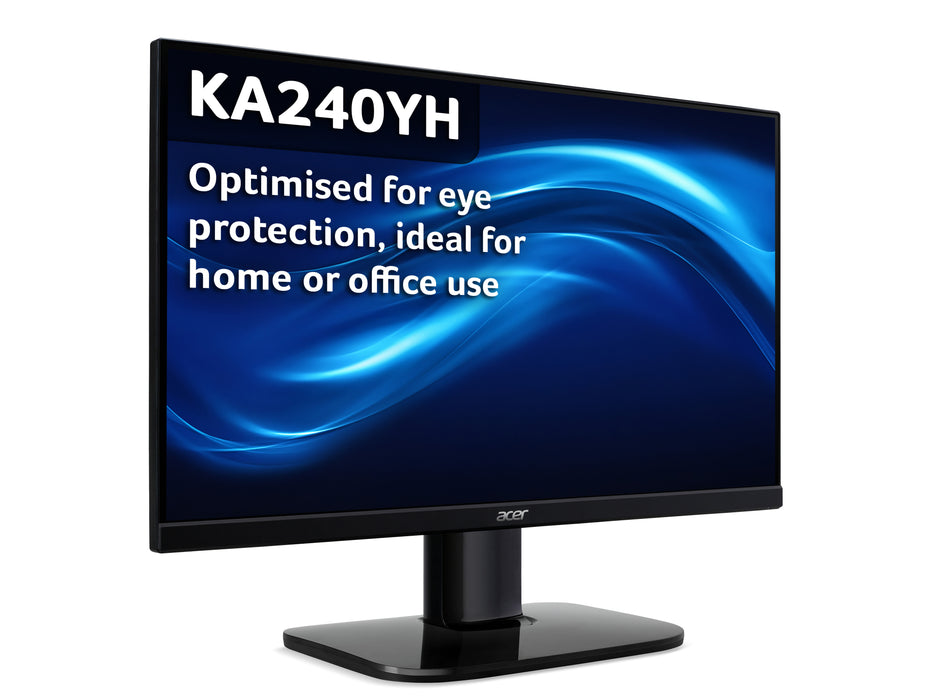 Acer KA0 KA240YHbi 100Hz VA Display with HDMI, 60.5 cm (23.8"), 1920 x 1080 pixels, Full HD, LED, 1 ms, Black