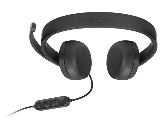 Lenovo 4XD1P83425, Wired, Calls/Music, 20 - 20000 Hz, 140 g, Headset, Black