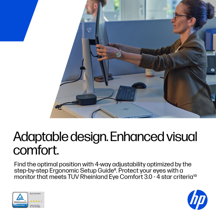 HP Series 5 Pro 27 inch FHD Monitor - 527pf, 68.6 cm (27"), 1920 x 1080 pixels, Full HD, LCD, 5 ms, Black