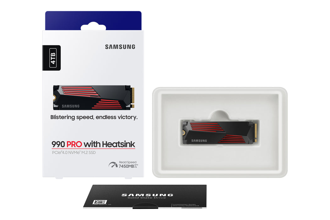 Samsung 990 Pro, 4 TB, M.2, 7450 MB/s