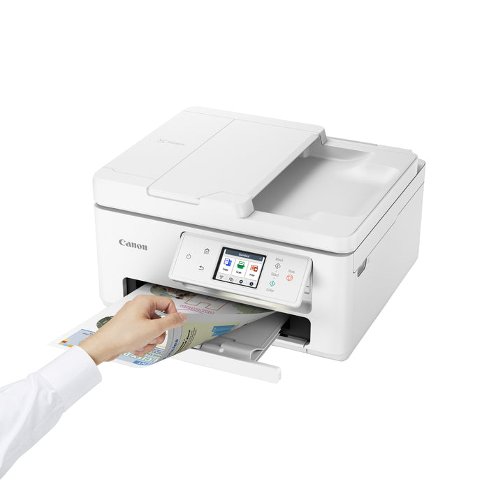 Canon PIXMA TS7750i, Inkjet, Colour printing, 1200 x 1200 DPI, Colour copying, A4, White