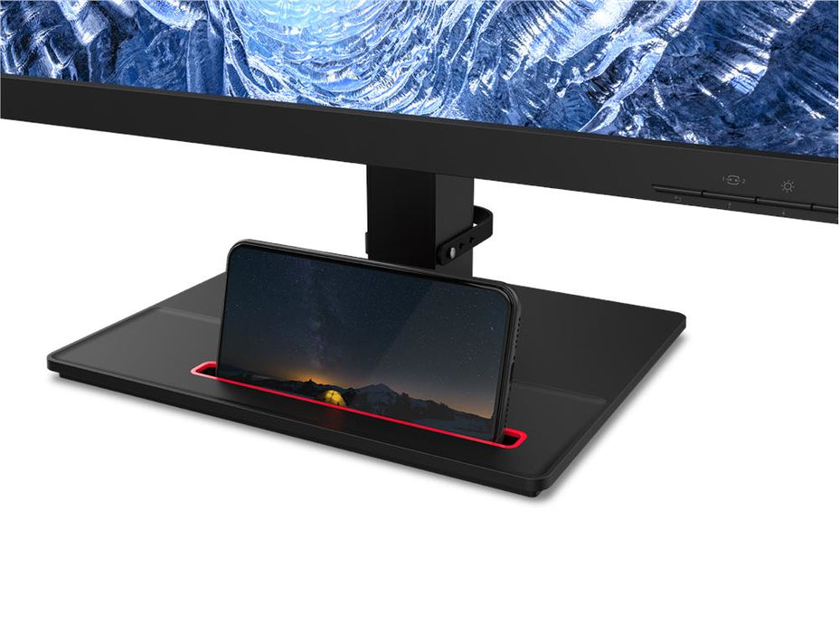 Lenovo ThinkVision T24h-20, 60.5 cm (23.8"), 2560 x 1440 pixels, Quad HD, LED, 6 ms, Black