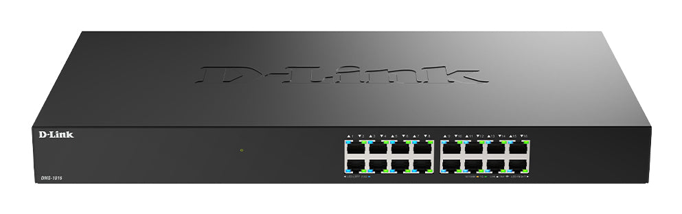D-Link 16-Port 2.5G Multi-Gigabit Unmanaged Switch, Unmanaged, 2.5G Ethernet (100/1000/2500)