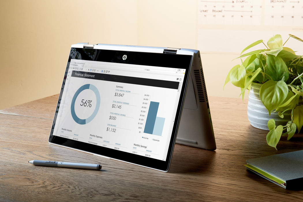 HP ProBook x360 440 G1, Intel® Core™ i7, 1.8 GHz, 35.6 cm (14"), 1920 x 1080 pixels, 8 GB, 512 GB