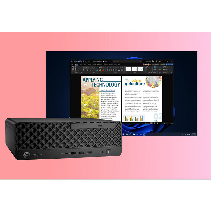HP ProDesk 4 SFF G1i AI Wolf Pro Security Edition, Intel Core Ultra 5, 235, 16 GB, DDR5-SDRAM, 512 GB, Windows 11 Pro