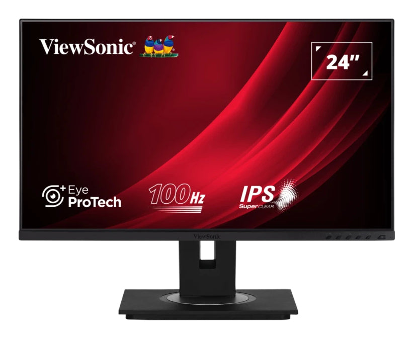 Viewsonic VG Series VG2448A-2, 60.5 cm (23.8"), 1920 x 1080 pixels, Full HD, LED, 5 ms, Black