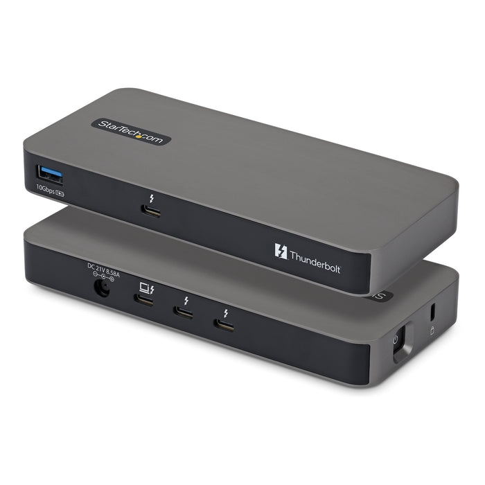 StarTech.com USB-C/USB-A to M.2 NVMe Dock Adapter, 10Gbps, Tool-Free External M.2 NVMe SSD Reader, B+M/M-Key, SSD, M.2, M.2, USB 3.2 Gen 2 (3.1 Gen 2) Type-C, Black, 10 Gbit/s