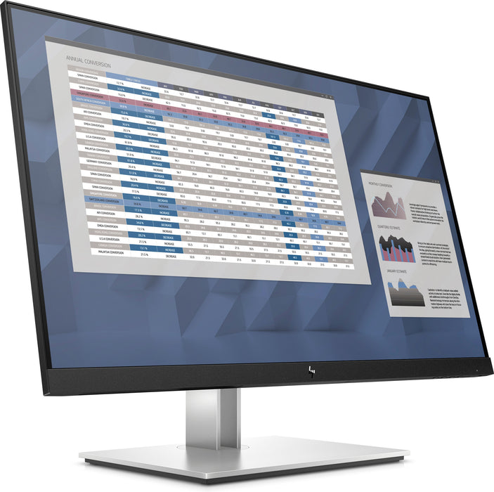 HP E-Series E27 G4, 68.6 cm (27"), 1920 x 1080 pixels, Full HD, LED, 5 ms, Black
