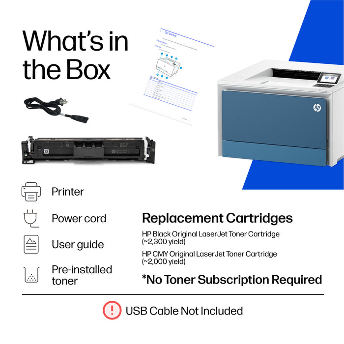 HP LaserJet Enterprise 4701dn Color Printer, Laser, Colour, A4, 33 ppm, Duplex printing