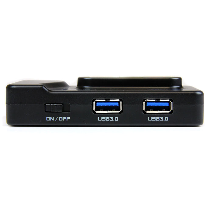 StarTech.com 6 Port USB 3.0 / USB 2.0 Combo Hub with 2A Charging Port – 2x USB 3.0 & 4x USB 2.0, USB 3.2 Gen 1 (3.1 Gen 1) Type-B, USB 3.2 Gen 1 (3.1 Gen 1) Type-A, 4800 Mbit/s, Black, Plastic, DC