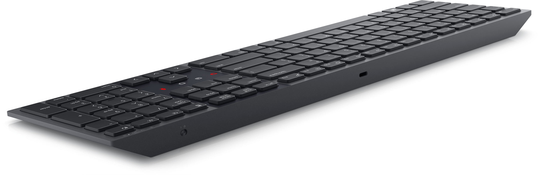 DELL KB900, Full-size (100%), Wireless, RF Wireless + Bluetooth, Scissor key switch, QWERTY, Graphite